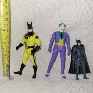 3 Batman & Joker Action Figures